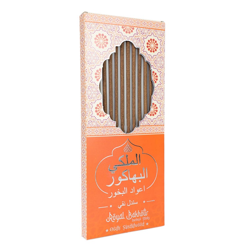 Royal Bakhour Premium Incense Oudh Sandalwood 12 Incense Sticks - Long Lasting Fragrance - Image 2